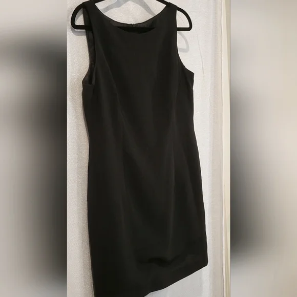 LAUNDRY by Shelli Segal Solid Black dress size 14 - Picture 3 of 9